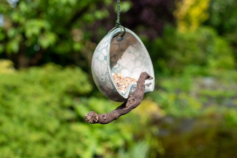 Vogelvoerhouder rond